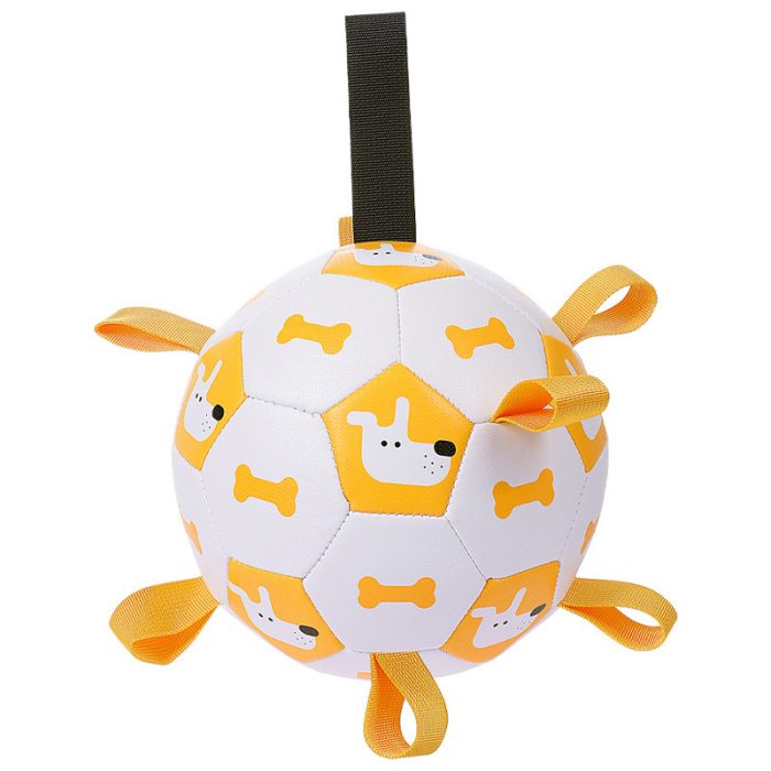 Dog Interactive Football Toys Children Soccer Dog Outdoor Training Balls Pet Sporty Bite Chew Teething Ball With Cute Printing - Image 5