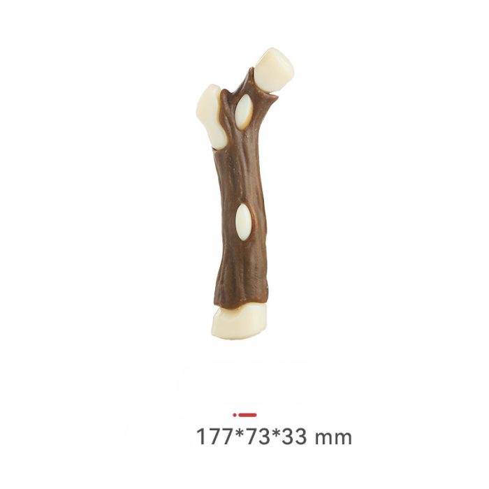 Dog Bones Chew Toys For Aggressive Chewers Real Beef Flavor Indestructible Dog Teething Chew Toys For Large Medium Small Puppies Breed Tough Pet Toy - Image 3