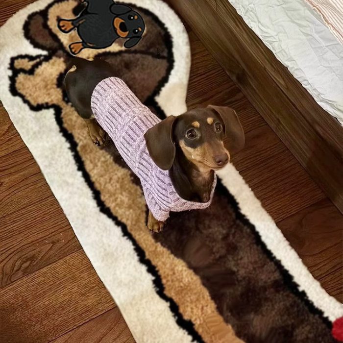 Dachshund Dog Bedroom Floor Mat - Image 3