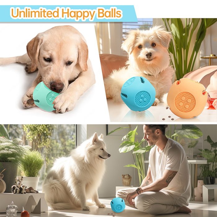 Pet Supplies Dog Food Leakage Silicone Toys - Image 8