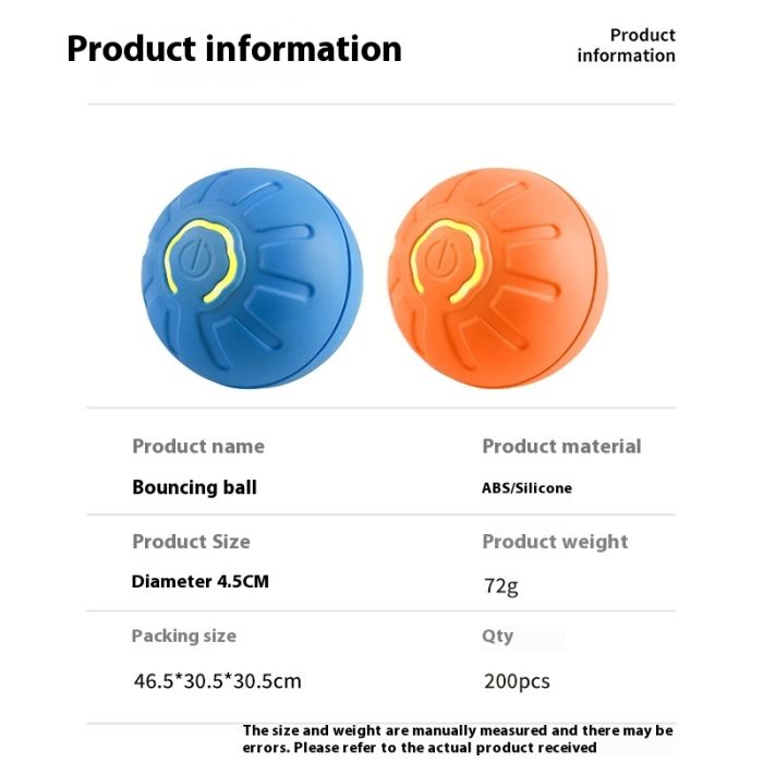 Smart Dog Toy Ball Electronic Interactive Pet Toy Moving Ball USB Automatic Moving Bouncing For Puppy Birthday Gift Cat Product - Image 10