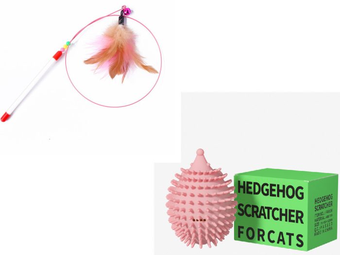 Teasing Cat Stick Pet Supplies Toys Feather Bells Wire Toys - Image 8