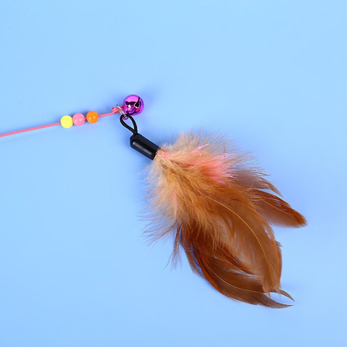Teasing Cat Stick Pet Supplies Toys Feather Bells Wire Toys - Image 5