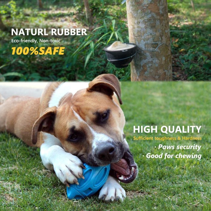 Pet Supplies Dog Toys Rubber Sounding Rugby Wear-Resistant Bite-Resistant Sounding Dog Ball - Image 6
