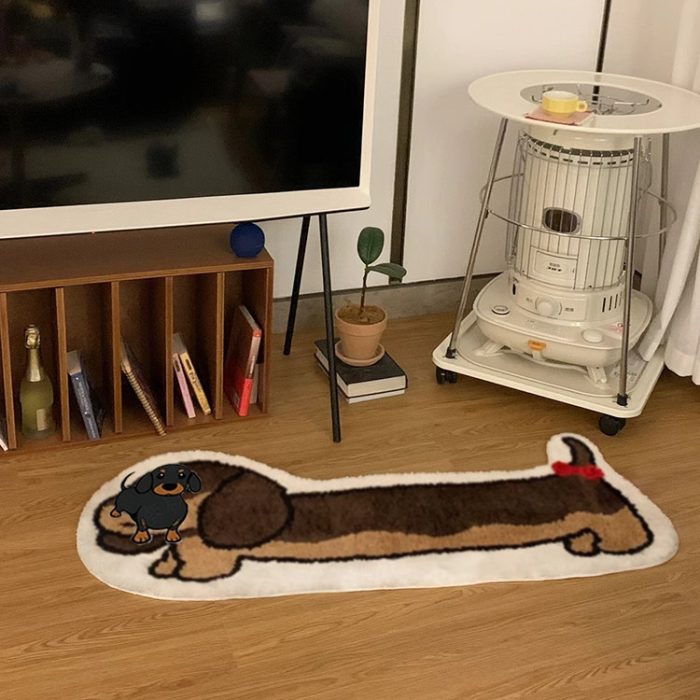 Dachshund Dog Bedroom Floor Mat - Image 4
